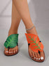 SHEIN 2024 Women's Flat Sandals, Fashionable, Simple & Versatile, Beach Shoes For Women0