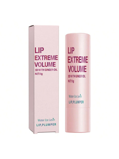 SHEIN 3D Shaping Lip Plumper, Infused With Ginger Oil For Ultimate Fullness, Moisturizing Lip Balm, Nourishing & Hydrating, Ideal For School, Travel, Wedding, Cosplay0