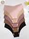SHEIN 5pcs Women Seamless Underwear, Comfortable Skin-Friendly Sexy Hipster Panty, Sports Invisible Briefs