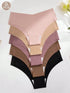 SHEIN 5pcs Women Seamless Underwear, Comfortable Skin-Friendly Sexy Hipster Panty, Sports Invisible Briefs