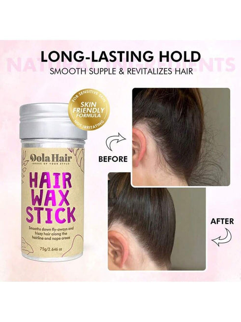 SHEIN 75g Styling Wax Stick, Suitable For Controlling Frizzy And Unruly Edges Of Natural Hair Or Wigs, Non-Greasy, Also Applicable For Controlling Frizzy And Styling Curly Hair Edges.0