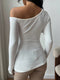 SHEIN EZwear 2025 New Minimalist Autumn And Winter 1 Piece Women's Casual Cute Chic Comfortable Softy