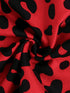 SHEIN EZwear Knitted Leopard Print Camisole Tank Top, Fitted & Cropped For Women