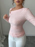 SHEIN Elenzga Women's Elegant Fashion Commuter Casual Comfortable Charming Retro Long Slee2