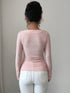 SHEIN Elenzga Women's Elegant Fashion Commuter Casual Comfortable Charming Retro Long Slee2