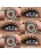 SHEIN Eyeshare 1Pair New Colorful Contact Lenses Black Lenses Fashion Blue Eye Lenses Green Lenses Gray Eye Contacts Yearly Brown Lens Eye Contacts Halloween Costume Cosplay