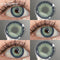 SHEIN Eyeshare 1 Pair Estonia Colored Cosmetic Contact Lenses For Eyes Yearly Use 14.5mm000