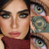 SHEIN FRESH LADY Freshlady Green 14.50mm, 1 Pair Yearly Disposable , Soft Cosmetic Lenses For Daily Wear0