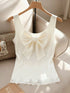 SHEIN Franclia Summer Tank Top, Transitional Round-Neck Tank Top With Straps, Top For Summer Wear00