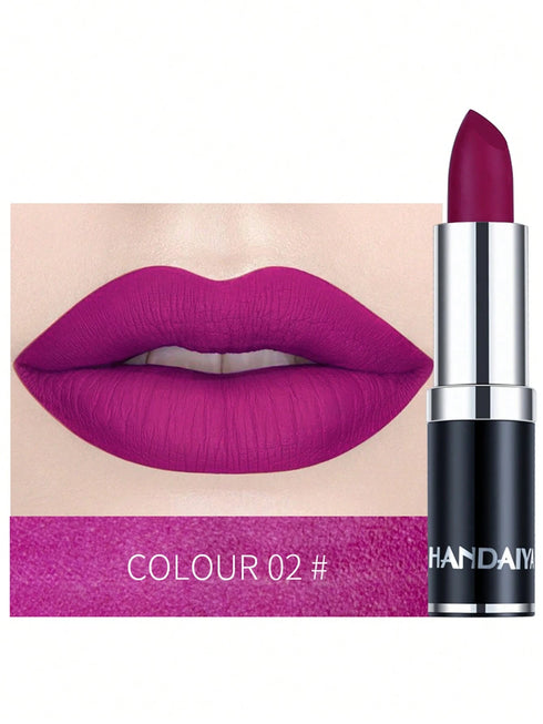 SHEIN HANDAIYAN Matte Moisturizing Lipstick, Velvet Lipstick For Music Festival, Party