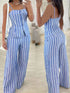 SHEIN INAWLY 2pcs Set Casual Elegant Commuter Sleeveless Button Down Vest And Straight Leg Pants