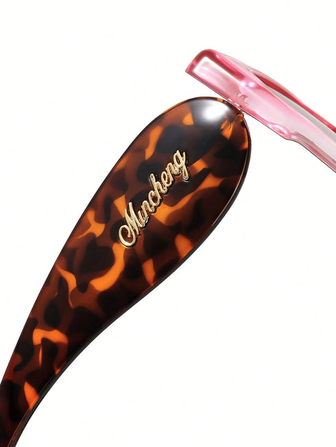 SHEIN LINFEMAND Super Large Square Decorative Fashion Glasses, Versatile Daily Accessory