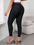 SHEIN Lady Women's Leggings, Waist Vent Design0