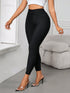 SHEIN Lady Women's Leggings, Waist Vent Design1