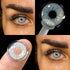 SHEIN Lalens 6-Month Supply Urban Blue Natural Color Contact Lenses, Small Pupil Design00