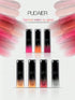 Pudaier fashion matte lip gloss with gradient colors on a white background