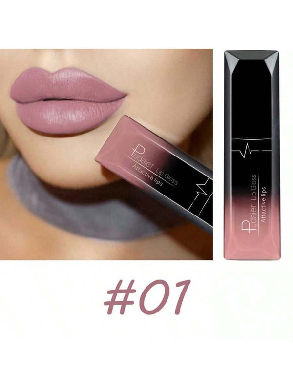 SHEIN Pudaier Matte Liquid Lipstick, Long-Lasting, Transfer-Proof, Moisturizing Lip Gloss