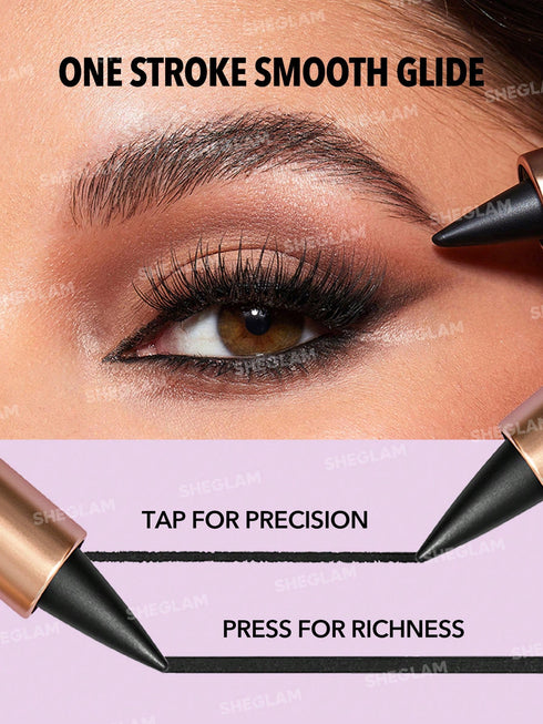 SHEIN SHEGLAM Ez Glide Matte Eyeliner Pencil Highly Pigmented Black Smoky Eyes Matte Eyeliner Pencil Smudge0
