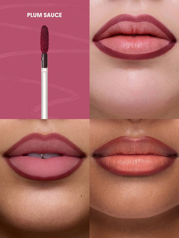 SHEIN SHEGLAM Fall In Line Peel Off Lip Liner Stain-Plum Sauce Lip Combo Brand Beauty Makeup Face Paint