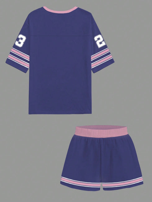 SHEIN Slaydiva 2pcs/Set Women 2025 Spring&Summer Casual Minimalist Olive Branch1