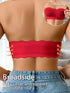 SHEIN Snug Zone 1pc Christmas Lace Patchwork Wireless Camisole For Women1