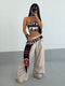SHEIN StreetHx Women's Fashionable Waist Design Casual Pants