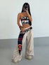 SHEIN StreetHx Women's Fashionable Waist Design Casual Pants