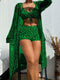 SHEIN Swim Lushore Summer Beach Women's Swimwear Set Includes Printed Bra, Panties And Random