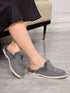 SHEIN Sleekvia Women Casual Versatile Commuting Fuzzy Decor Flats Valentine's Day