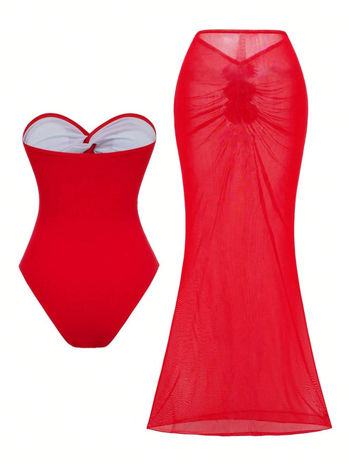 SHEIN Swim Oasis 2PCS Women's Beach Summer Outfits