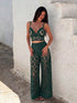 SHEIN Swim Oasis 3pcs Women's Summer New Solid Color Tankini Top, High Waist Swimwear Bottom, Hollow Out Long Beach Dress, High-End Fashion Resort Bikini Set