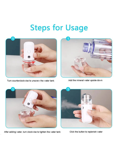 SHEIN USB Humidifying Facial Sprayer With Rechargeable Battery