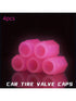 SHEIN Universal 4pcs Luminous Valve Stem Caps