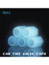 SHEIN Universal 4pcs Luminous Valve Stem Caps