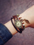 SHEIN Vintage Quartz Bracelet Watch For Women