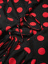 SHEIN Vintage Romantic French Style High-Waisted Polka Dot Strap Dress, Elegant High-Waisted Versatile Long Dress, Retro Casual Zipper Beach Vacation Summer