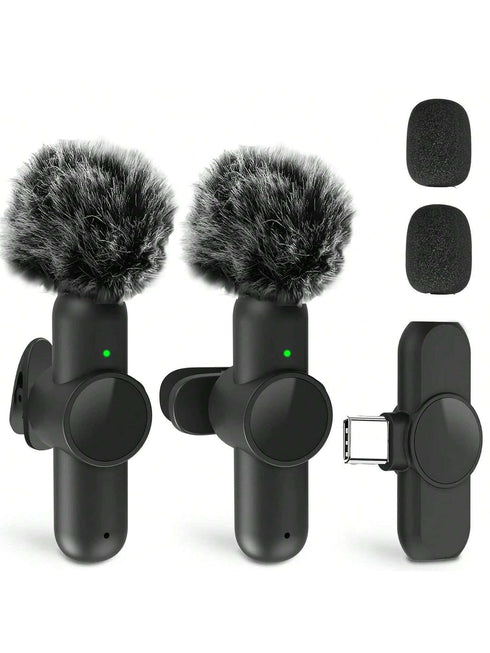 SHEIN Wireless Lavalier Microphone (2 Microphones )