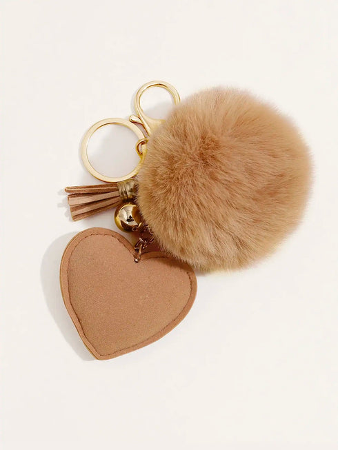 Women Rhinestone Inlaid Korean Solid Color Heart
