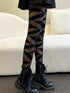 SHEIN Women Tights Black Color Geometric Tights