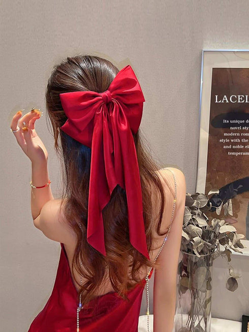 مشبك شعر نسائي كبير على شكل فيونكة من SHEIN