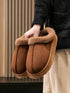 SHEIN Women's Autumn/Winter Plush Lined Thick Sole Slippers