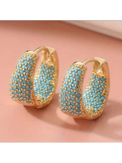 SHEIN Boho Style Elegant Thick Creole Earrings