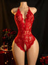 SHEIN Women's Sexy Lingerie, Open Crotch Hollowed Out Sexy