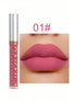 SHEIN Waterproof Matte Lip Gloss,Smooth Lip Color Non-Stick