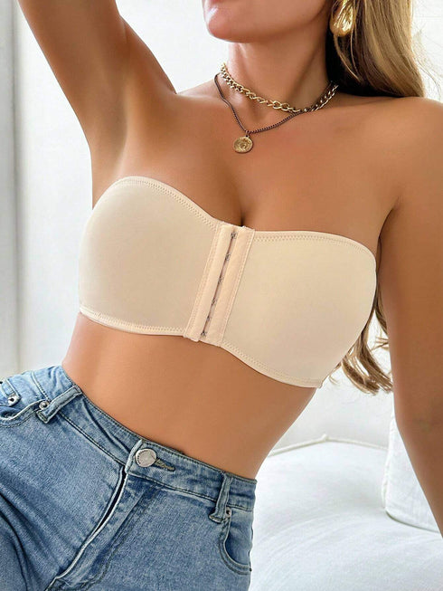 shein Women's front closure bra with padded cups