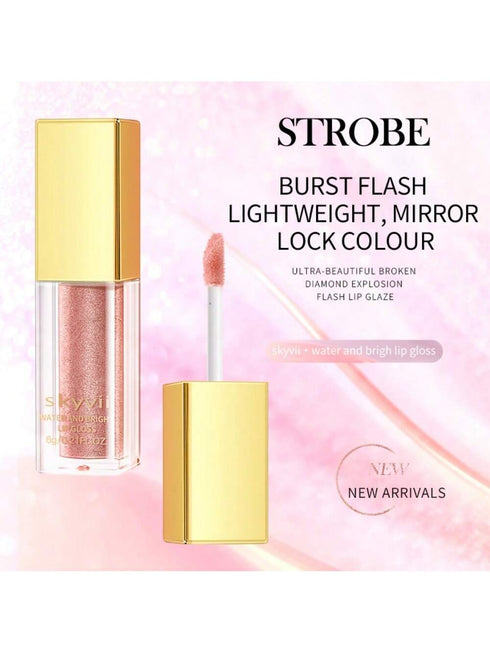 SHEIN Shimmery Pearl Lip Gloss, Waterproof & Long-Lasting (Color 3)