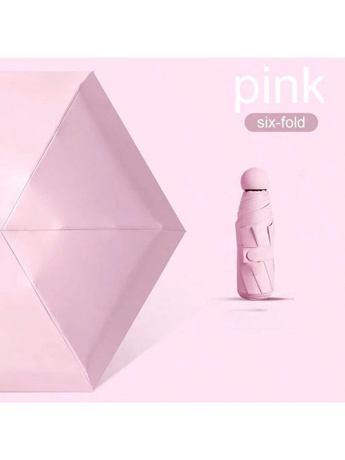 SHEIN Capsule Sun Umbrella. Fashionable Mini Umbrella