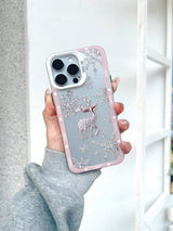 SHEIN Creative Snowflake Fawn Case