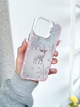 SHEIN Creative Snowflake Fawn Case