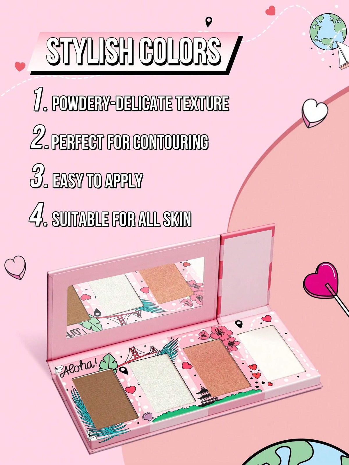 SHEIN Misslyn TRAVEL KIT ALL IN ONE TEINT PALETTE